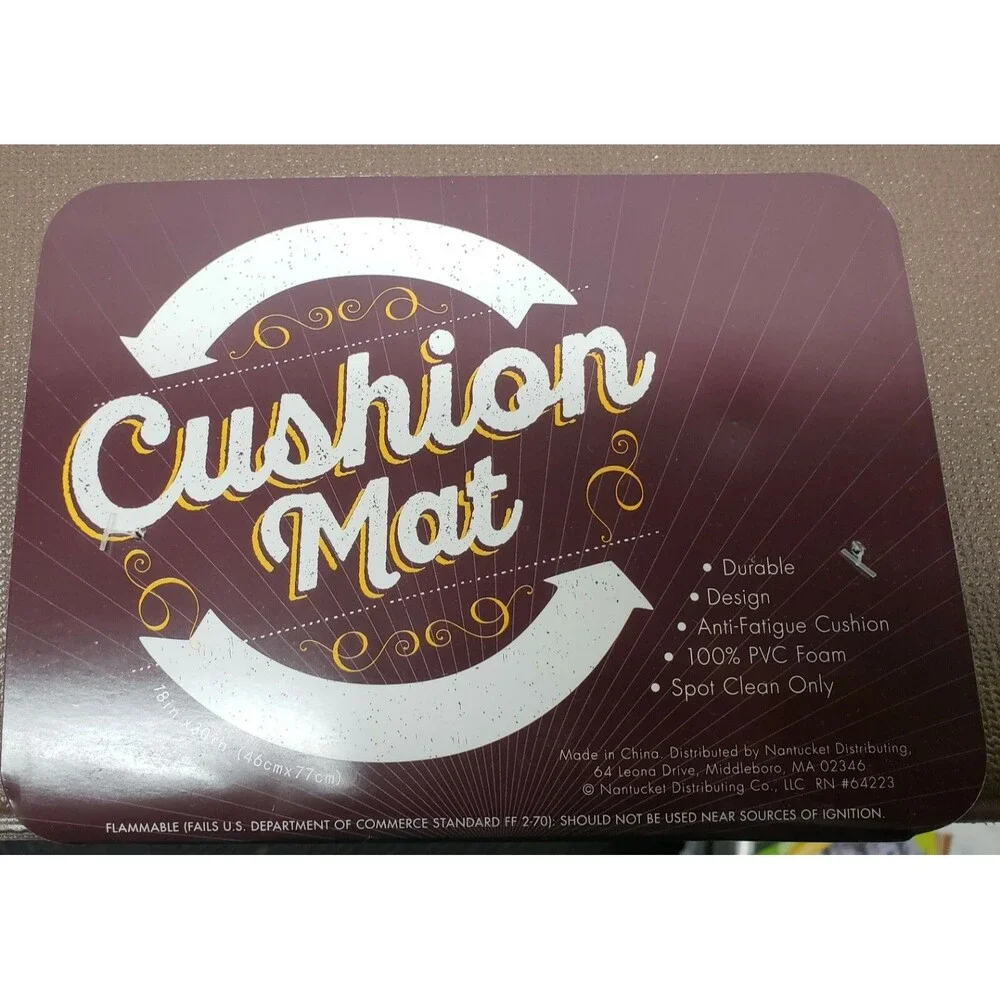 ANTI-FATIGUE CUSHIONED PVC FLOOR MAT (18